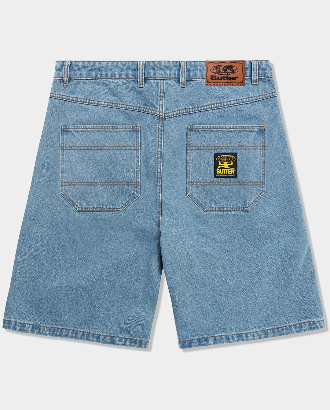Butter Goods - Patch Pocket Denim Shorts - Washed Indigo Shorts Butter Goods   