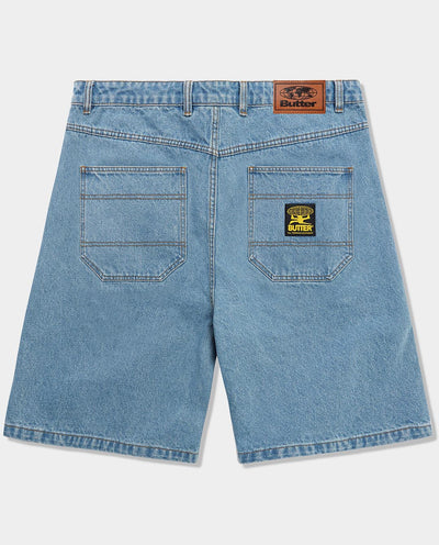Butter Goods - Patch Pocket Denim Shorts - Washed Indigo Shorts Butter Goods   