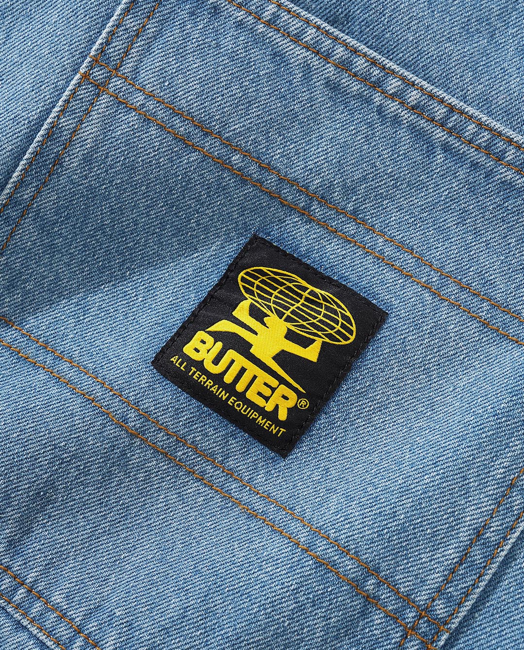 Butter Goods - Patch Pocket Denim Shorts - Washed Indigo Shorts Butter Goods   