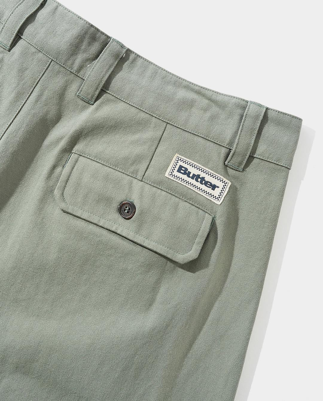 Butter Goods - Pleated Trousers - Moss Pants Butter Goods   