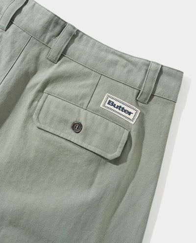 Butter Goods - Pleated Trousers - Moss Pants Butter Goods   