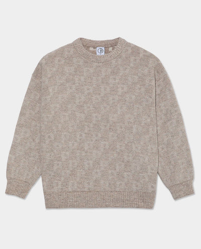 Polar - George Sweater - P Pattern/Sand Crewneck Polar
