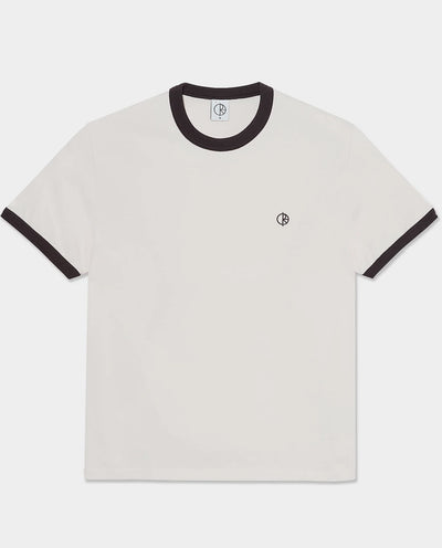 Polar - Ringer T-Shirt - Ivory/Chocolate T-Shirts Polar