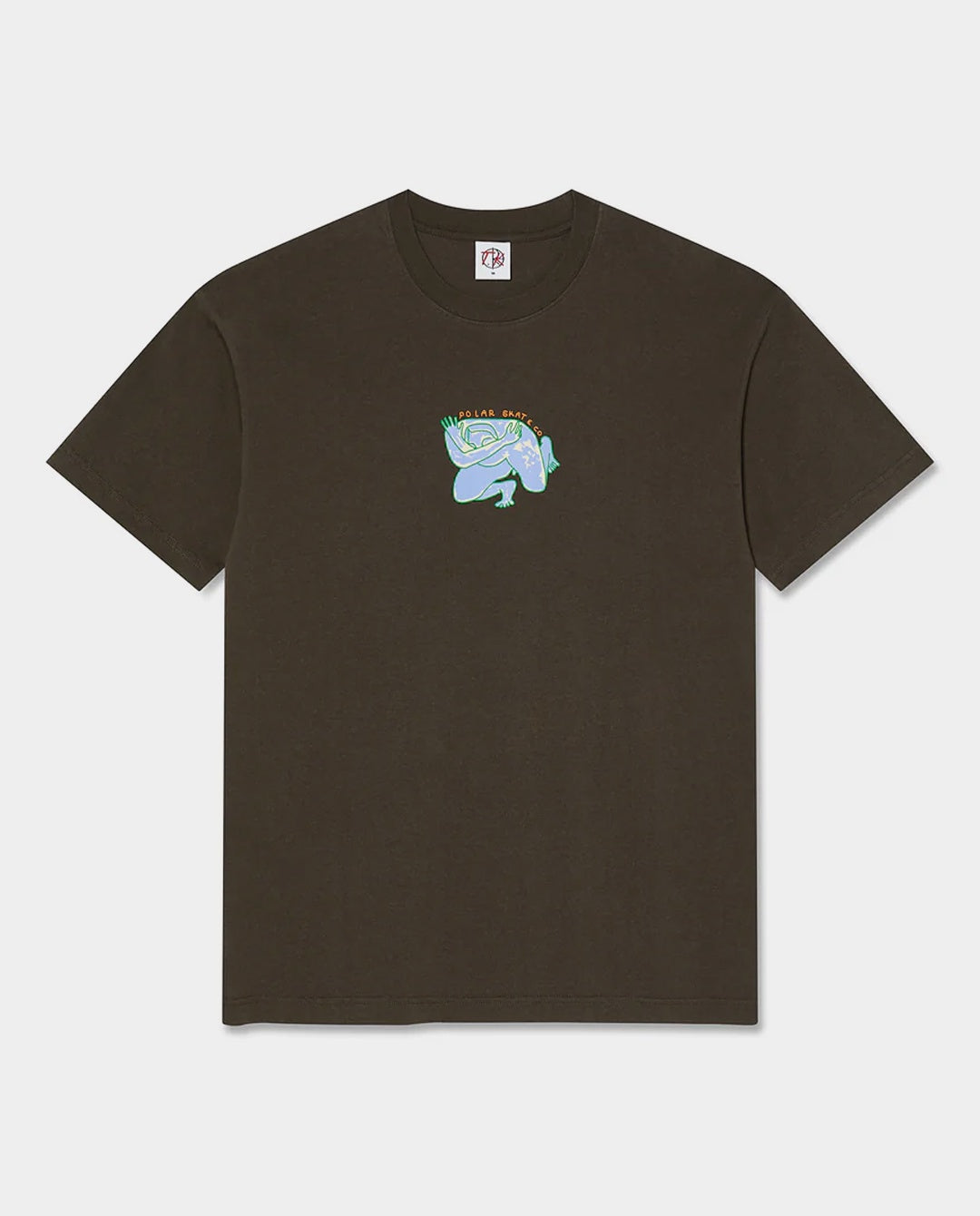 Polar - Shy Bow T-Shirt - Brown T-Shirts Polar