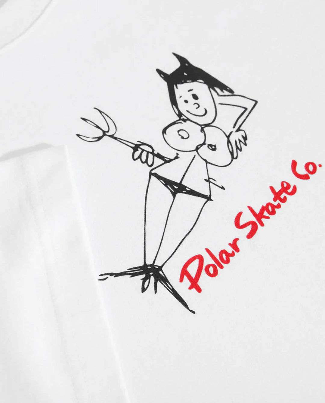Polar - Devil Woman T-Shirt - White T-Shirts Polar