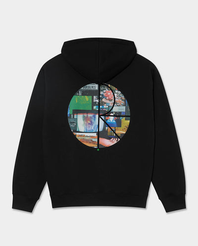 Polar - Fill Logo - Dave Hoodie - Ourselves Collage/Black Hoodies Polar