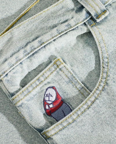 Polar - OG Logo Big Boy Pants - Light Blue Pants Polar