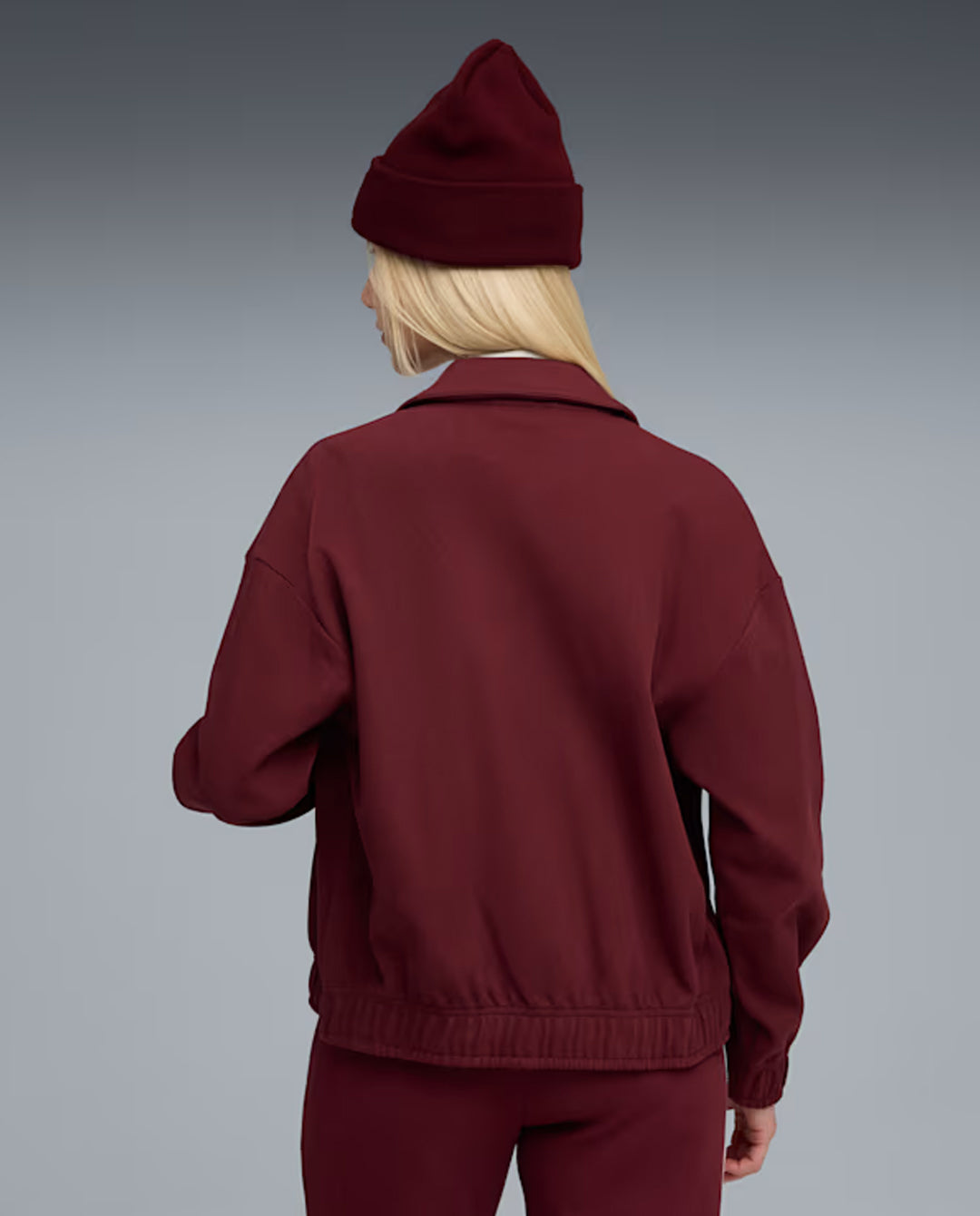 Puma T7 Women’s Relaxed Track Jacket - Ruby Shimmer Jackets Puma