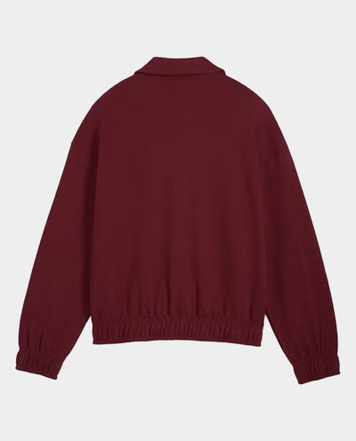 Puma T7 Women’s Relaxed Track Jacket - Ruby Shimmer Jackets Puma