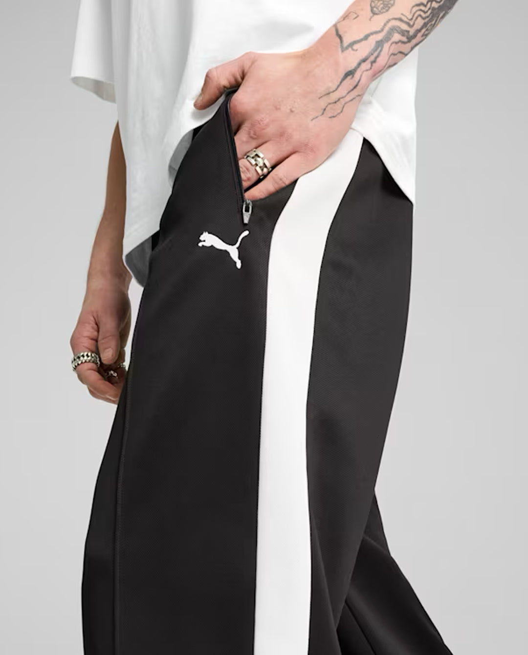 Puma - T7 ALWAYS ON Straight Track Pant - Puma Black Pants Puma