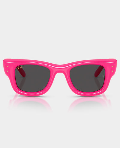 Ray-Ban X A$AP Rocky - Wayfarer Puffer Sunglasses - Fucsia with Ultra Black Lens Sunglasses Ray-Ban
