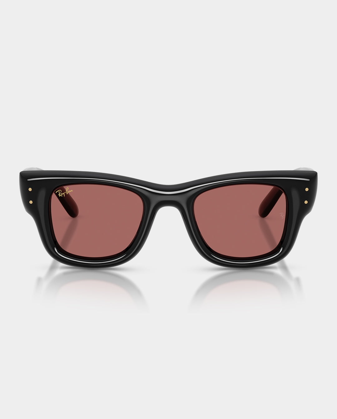 Ray-Ban x A$AP Rocky - Wayfarer Puffer Sunglasses - Black with Dark Violet Lens Sunglasses Ray-Ban