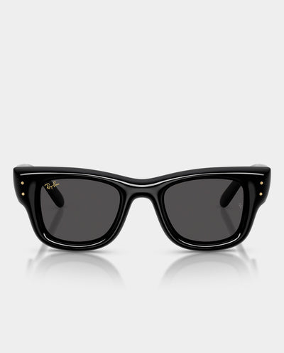 Ray-Ban x A$AP Rocky - Wayfarer Puffer Sunglasses - Black with Ultra Black Lens Sunglasses Ray-Ban