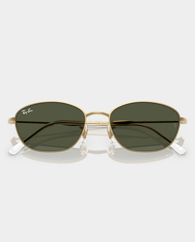 Ray-Ban - Arista Sunglasses with Green Lens Sunglasses Ray-Ban