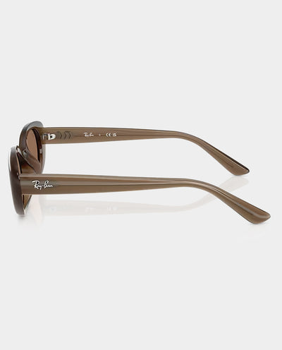 Ray-Ban - Bio-Based - Opal Brown with Dark Brown Lens Ray-Ban