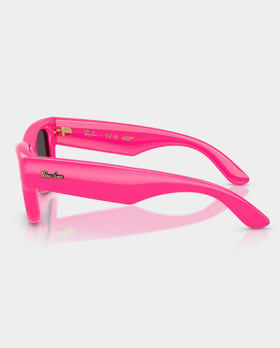 Ray-Ban X A$AP Rocky - Wayfarer Puffer Sunglasses - Fucsia with Ultra Black Lens Sunglasses Ray-Ban