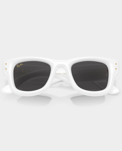 Ray-Ban X A$AP Rocky - Wayfarer Puffer Sunglasses - White with Ultra Black Lens Sunglasses Ray-Ban