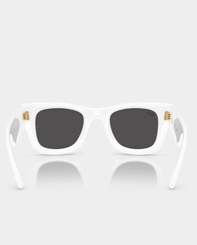 Ray-Ban X A$AP Rocky - Wayfarer Puffer Sunglasses - White with Ultra Black Lens Sunglasses Ray-Ban