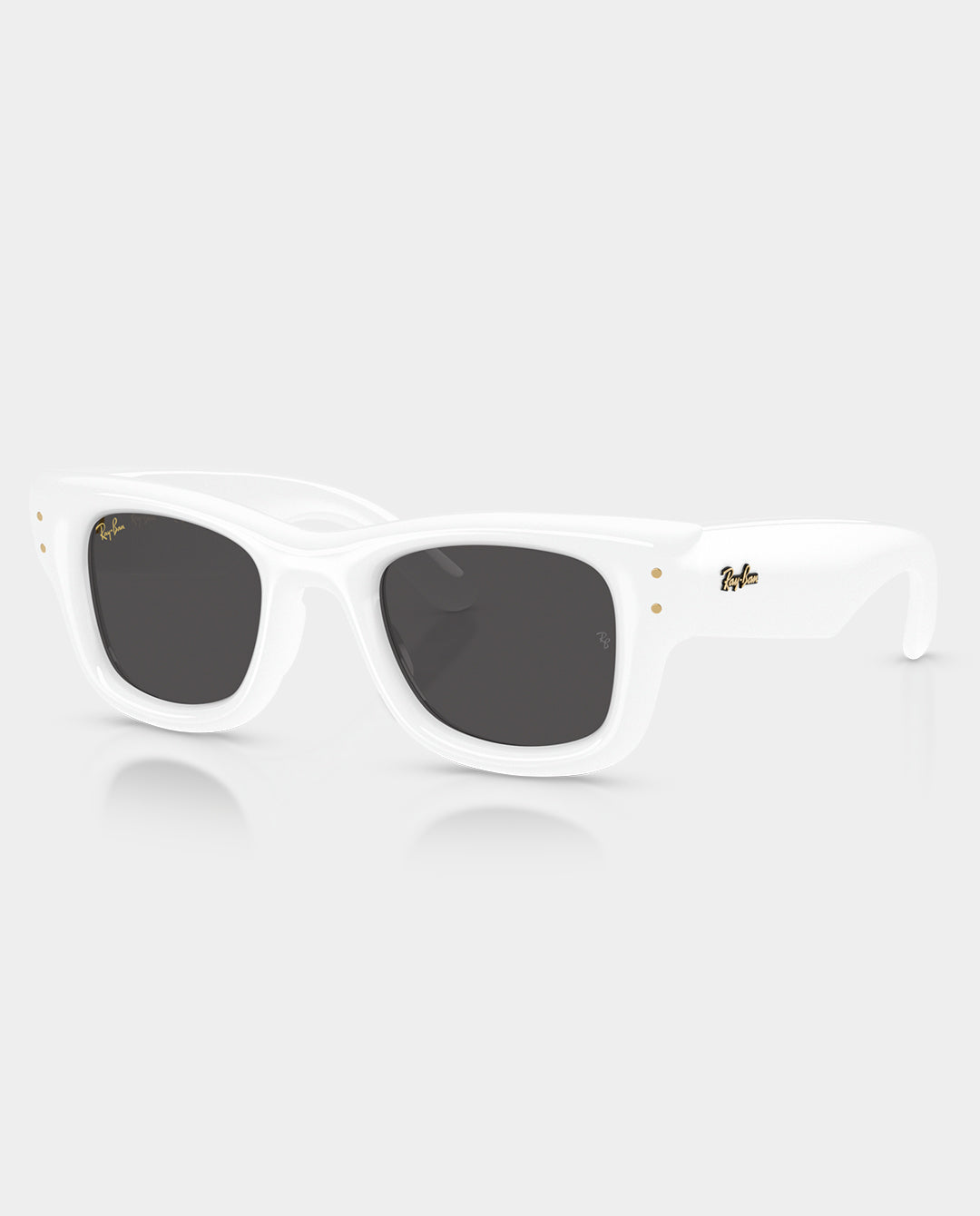 Ray-Ban X A$AP Rocky - Wayfarer Puffer Sunglasses - White with Ultra Black Lens Sunglasses Ray-Ban