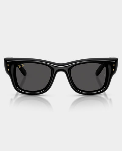 Ray-Ban x A$AP Rocky - Wayfarer Puffer Sunglasses - Black with Ultra Black Lens Sunglasses Ray-Ban