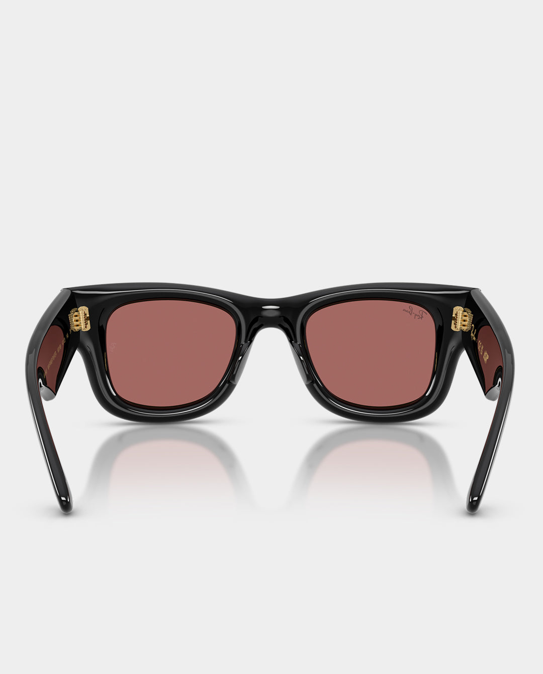 Ray-Ban x A$AP Rocky - Wayfarer Puffer Sunglasses - Black with Dark Violet Lens Sunglasses Ray-Ban