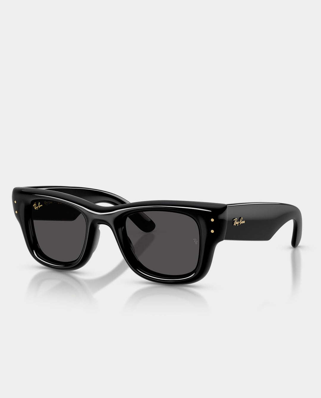 Ray-Ban x A$AP Rocky - Wayfarer Puffer Sunglasses - Black with Ultra Black Lens Sunglasses Ray-Ban