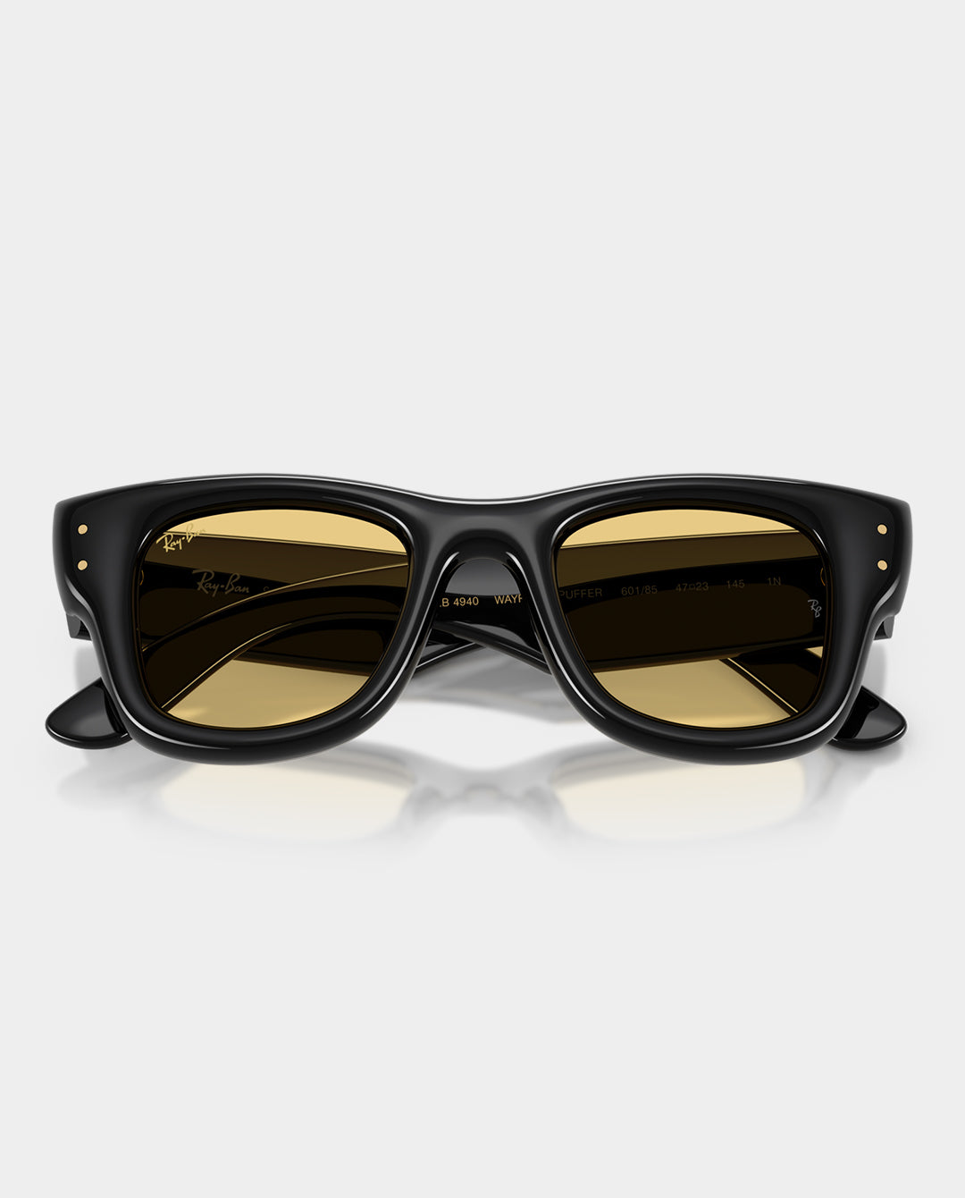Ray-Ban x A$AP Rocky - Wayfarer Puffer Sunglasses - Black with Yellow Lens