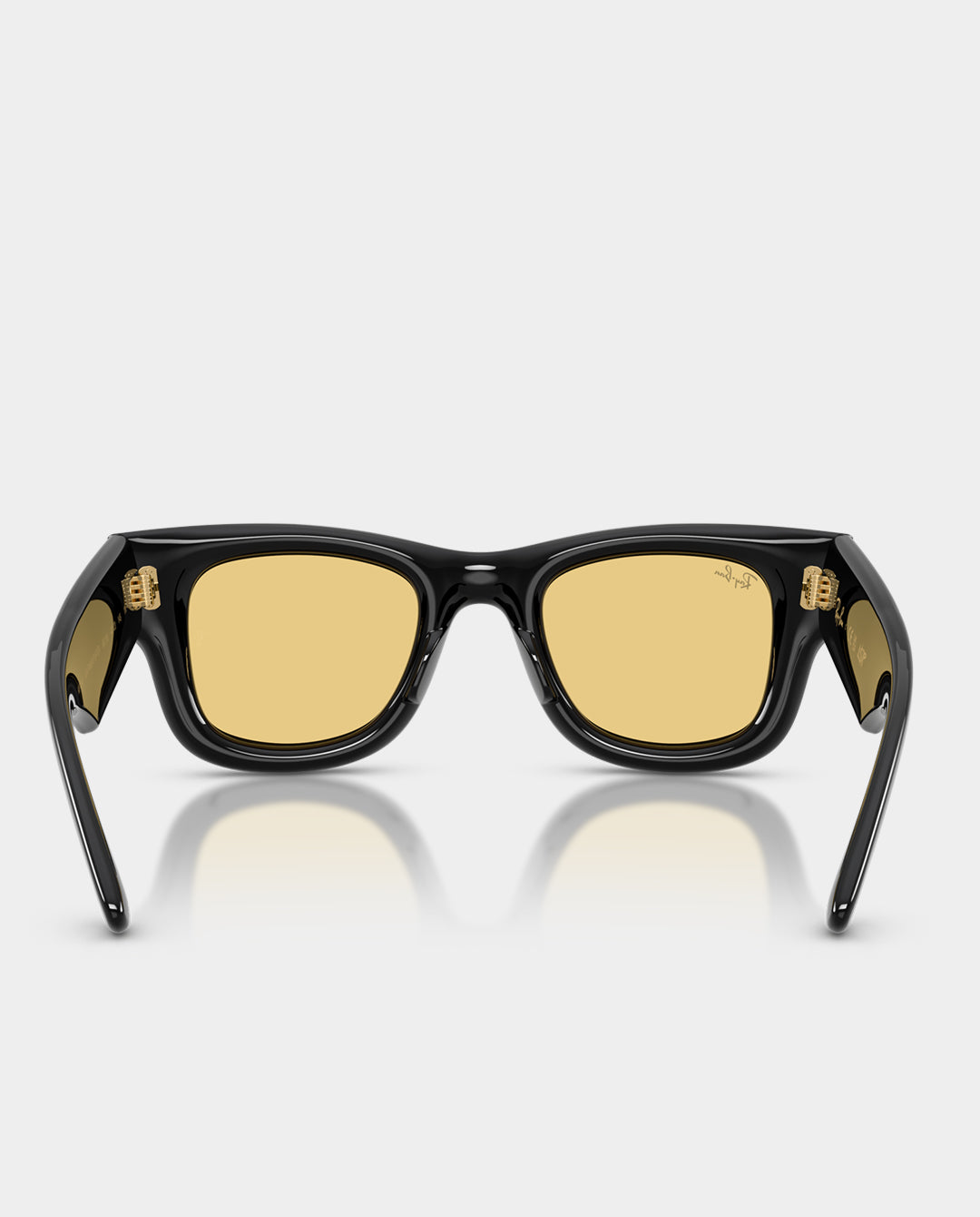 Ray-Ban x A$AP Rocky - Wayfarer Puffer Sunglasses - Black with Yellow Lens