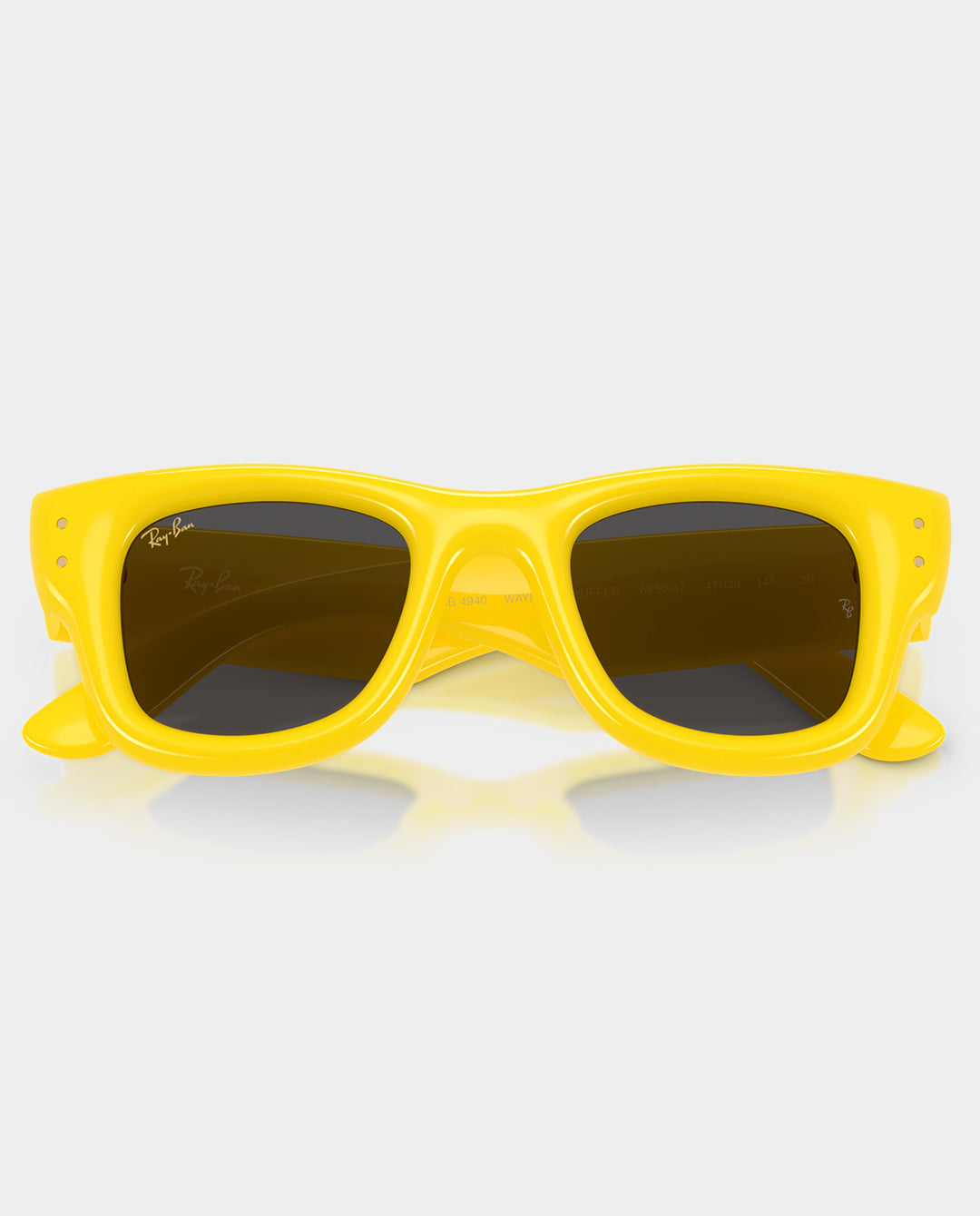 Ray-Ban x A$AP Rocky - Wayfarer Puffer Sunglasses - Yellow with Ultra Black Lens Sunglasses Ray-Ban