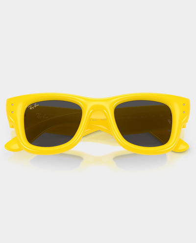 Ray-Ban x A$AP Rocky - Wayfarer Puffer Sunglasses - Yellow with Ultra Black Lens Sunglasses Ray-Ban