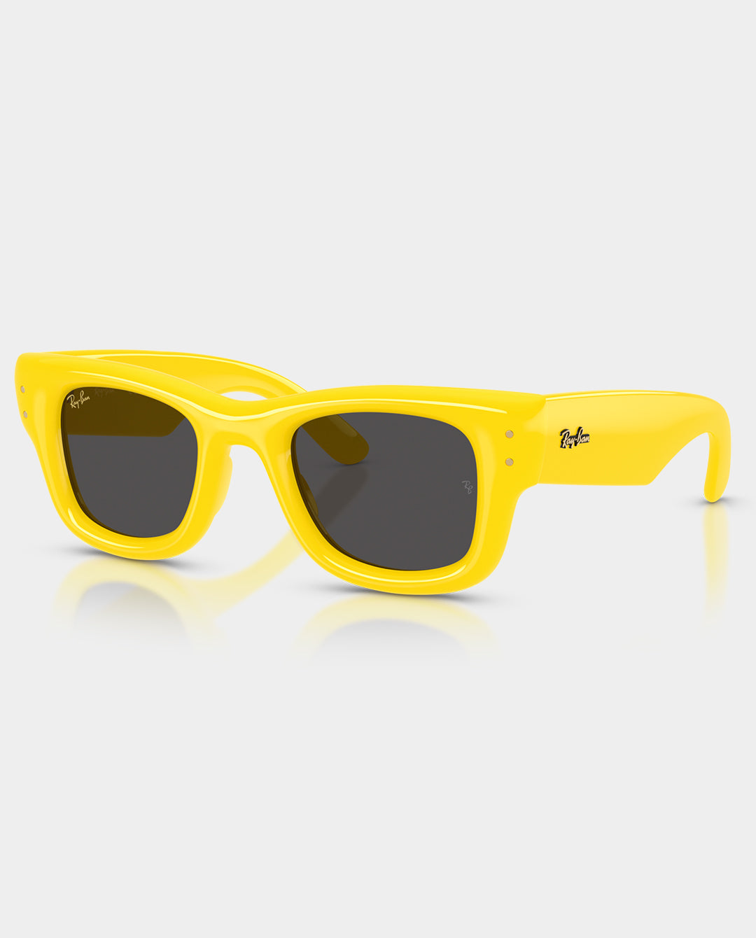 Ray-Ban x A$AP Rocky - Wayfarer Puffer Sunglasses - Yellow with Ultra Black Lens Sunglasses Ray-Ban
