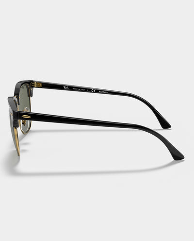 Ray-Ban - Clubmaster - Black with Green Lens Sunglasses Ray-Ban