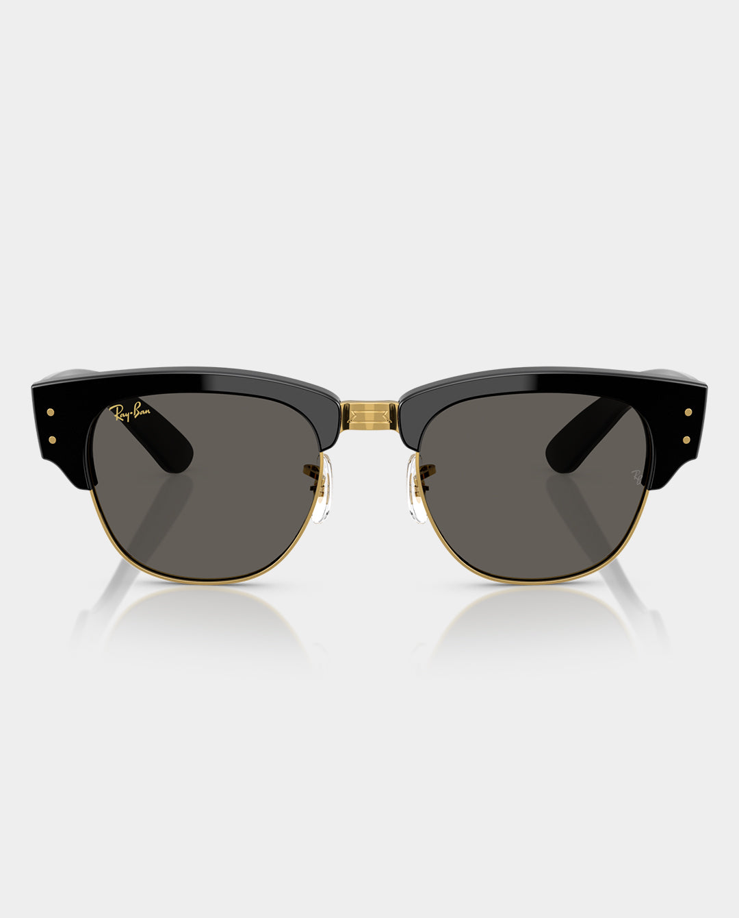 Ray-Ban - Mega Clubmaster - Black/Gold with Ultra Black Lens Sunglasses Ray-Ban