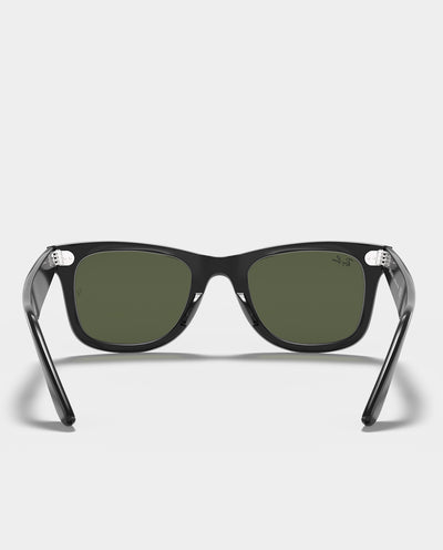 Ray-Ban - Wayfarer Classic - Black with Green Lens Sunglasses Ray-Ban