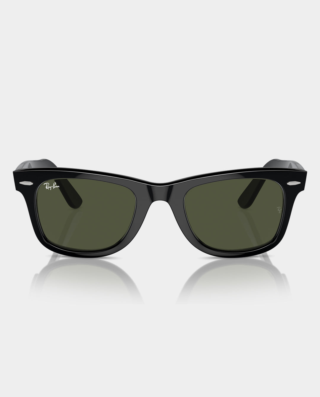 Ray-Ban - Wayfarer Classic - Black with Green Lens Sunglasses Ray-Ban