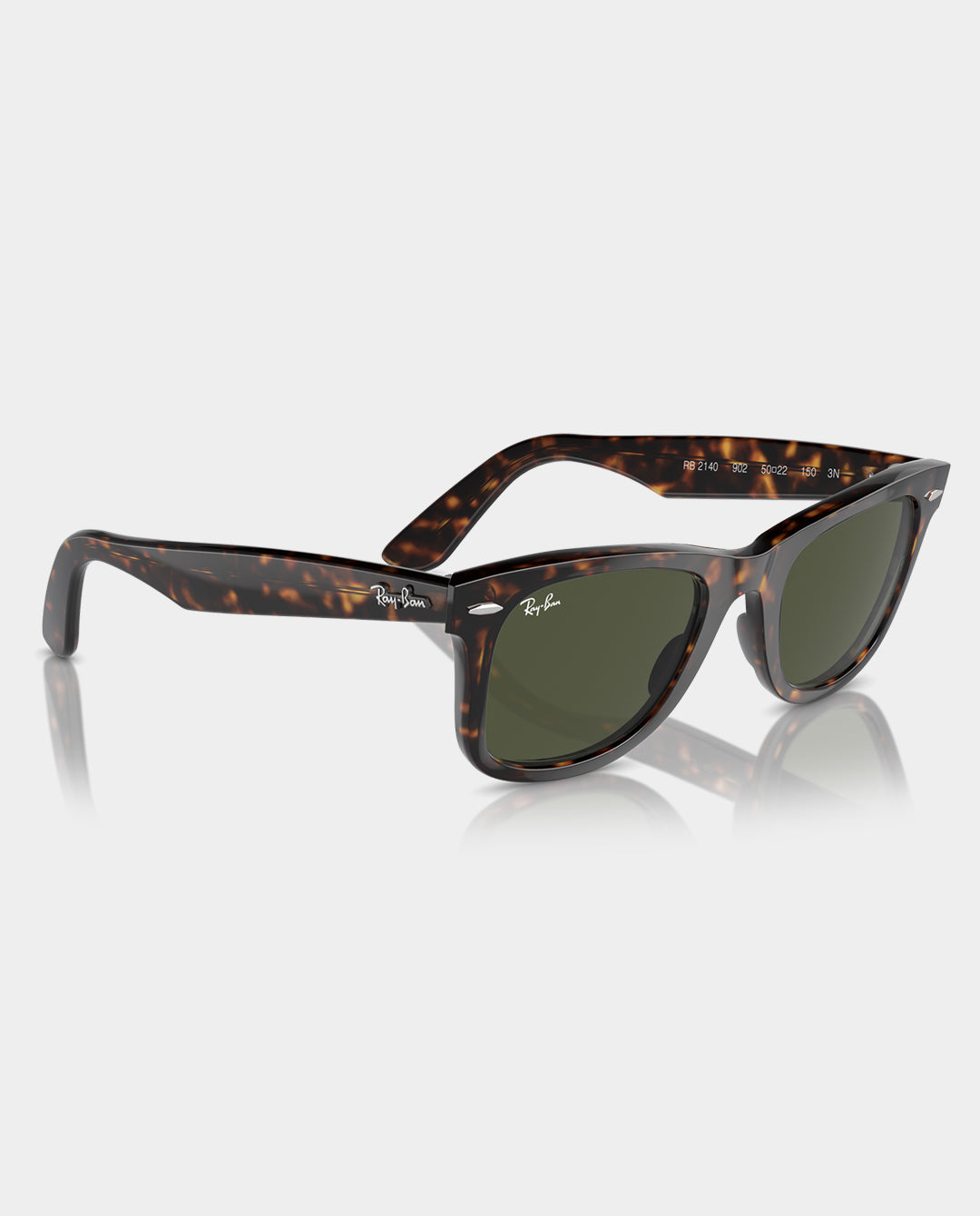 Ray-Ban - Wayfarer Classic - Tortoise with Green Lens Sunglasses Ray-Ban