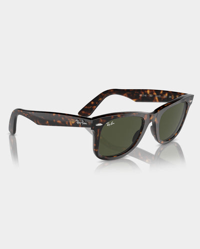 Ray-Ban - Wayfarer Classic - Tortoise with Green Lens Sunglasses Ray-Ban