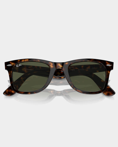 Ray-Ban - Wayfarer Classic - Tortoise with Green Lens Sunglasses Ray-Ban