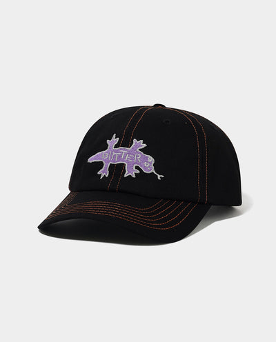Butter Goods - Reptile 6 Panel Cap - Black Hats Butter Goods