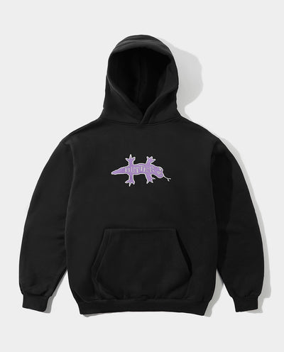 Butter Goods - Reptile Pullover Hoodie - Black Hoodies Butter Goods