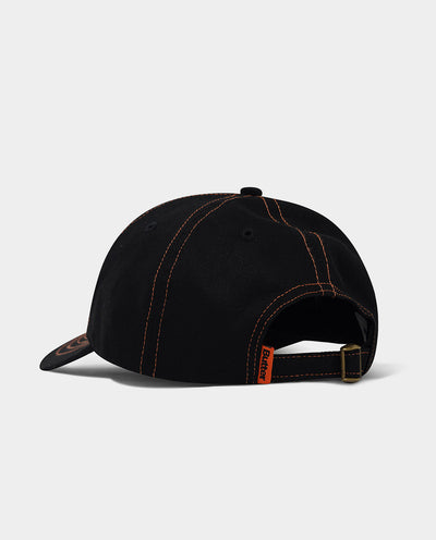 Butter Goods - Reptile 6 Panel Cap - Black Hats Butter Goods