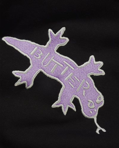 Butter Goods - Reptile Pullover Hoodie - Black Hoodies Butter Goods