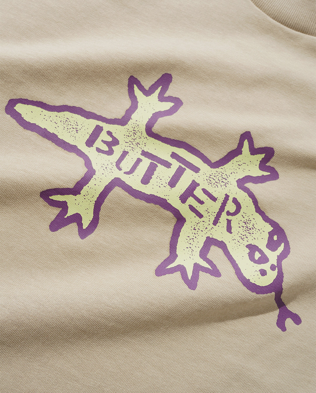 Butter Goods - Reptile T-Shirt - Tan T-Shirts Butter Goods