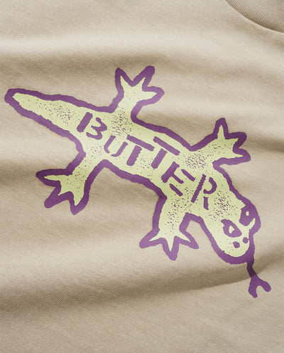 Butter Goods - Reptile T-Shirt - Tan T-Shirts Butter Goods