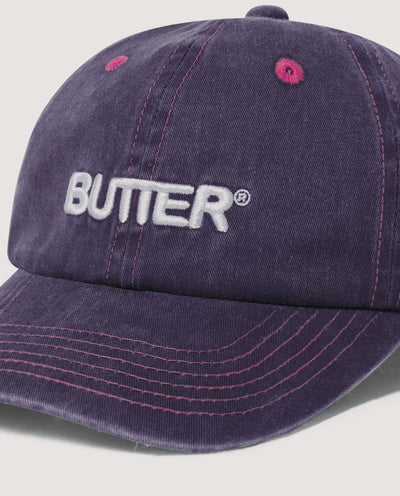 Butter Goods - Rounded Logo 6 Panel Cap - Dusk
