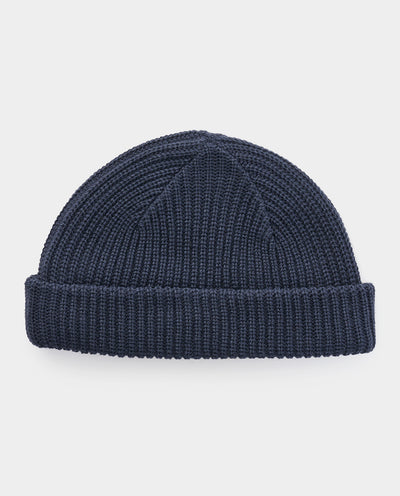 S-Double - Red Cube Low Beanie - Washed Navy Beanie S/Double