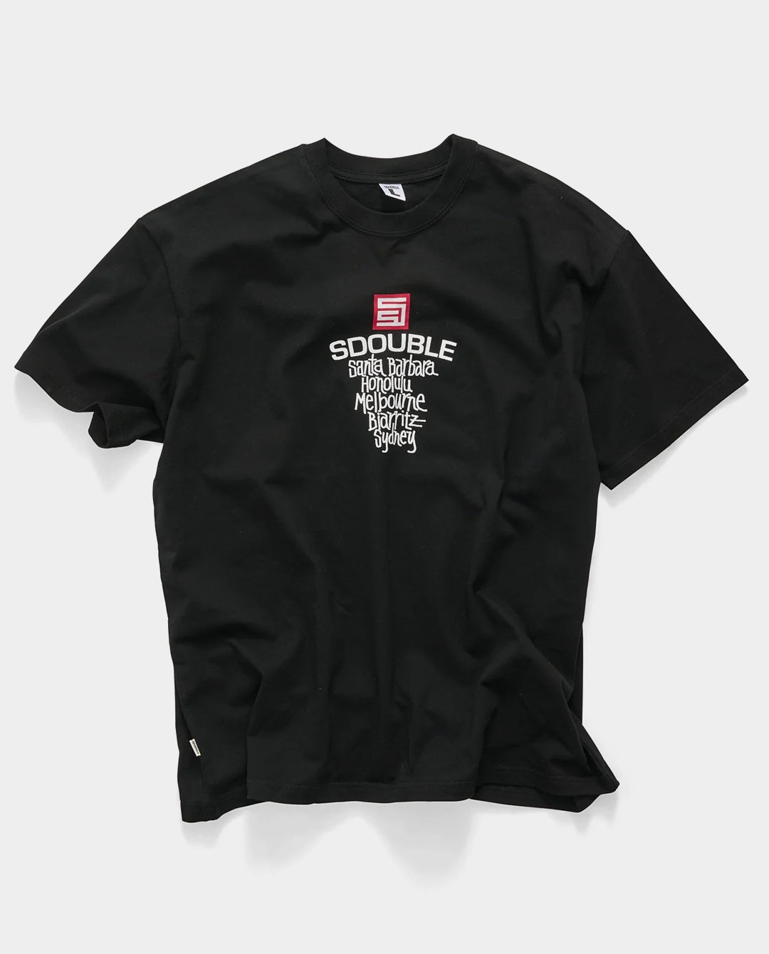 S/Double - Cities Tee - Black T-Shirts S/Double