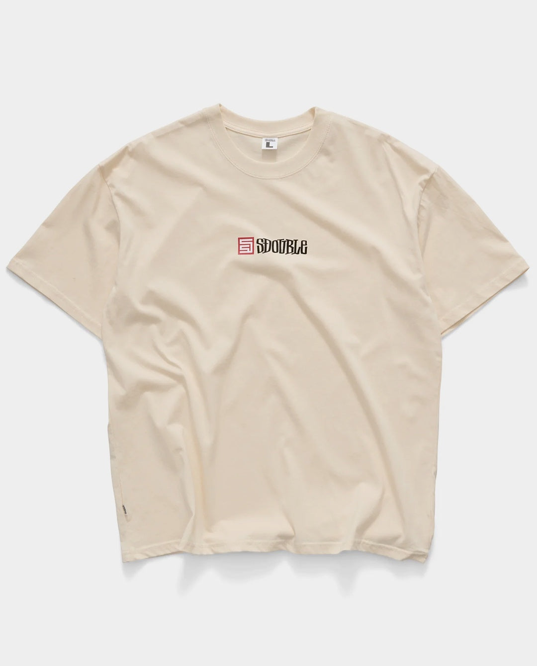 S/Double - Mid Block T-Shirt - Unbleached T-Shirts S/Double