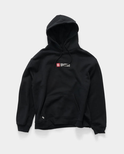 S/Double - S-Cube Block Hood - Black Hoodies S/Double