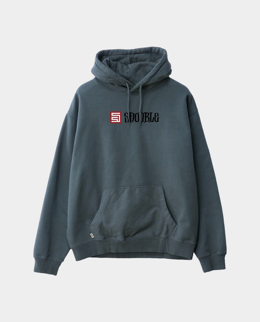 S/Double - S-Cube Block Hood - Marine Blue Hoodies S/Double